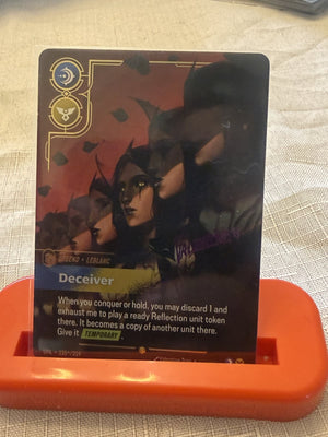 Deceiver (LeBlanc) Signature #235*/219 - Riftbound Unleashed (Showcase Foil)
