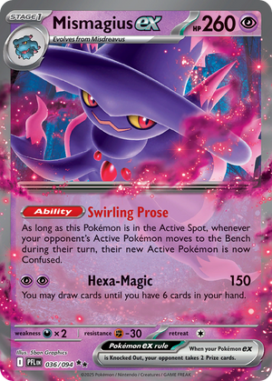 Mismagius ex #036 - Phantasmal Flames - Holofoil