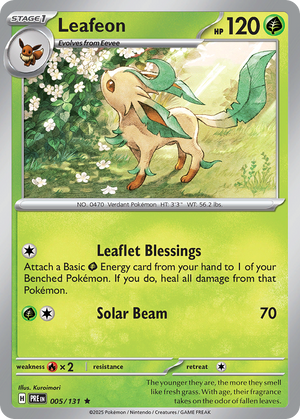 Leafeon #005 - Prismatic Evolutions - Holofoil