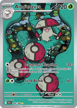 Amoonguss #096 - Black Bolt - Holofoil Full Art