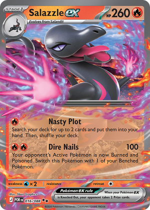 Salazzle ex #016 - Perfect Order - Holofoil