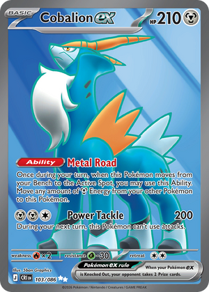 Cobalion ex #103 - Chaos Rising - Holofoil