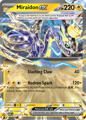 Miraidon ex #073 - Ascended Heroes - Holofoil