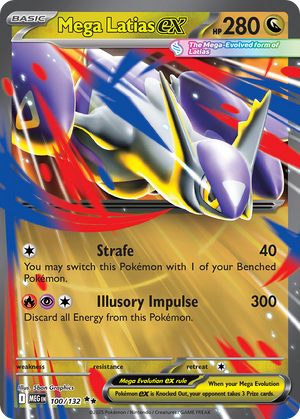 Mega Latias ex #100 - Mega Evolution - Holofoil