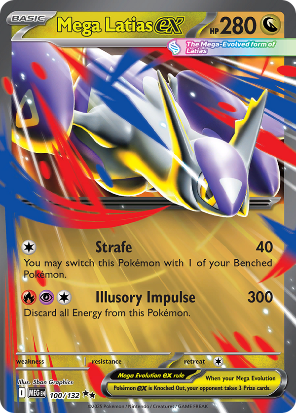 Mega Latias ex #100 - Mega Evolution - Holofoil