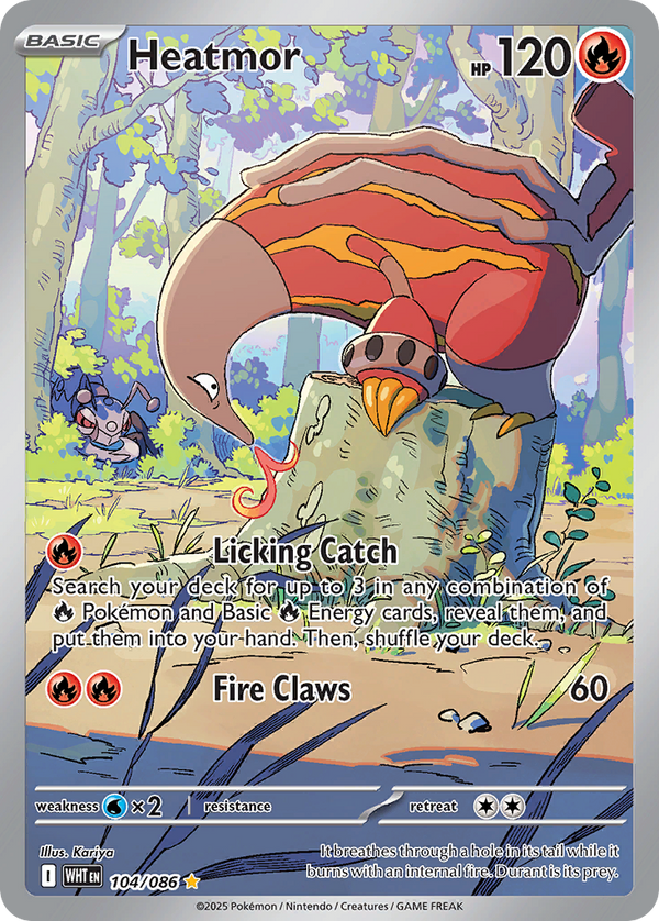 Heatmor #104 - White Flare - Holofoil Full Art
