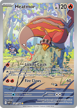 Heatmor #104 - White Flare - Holofoil Full Art