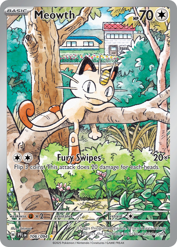 Meowth #106 - Phantasmal Flames