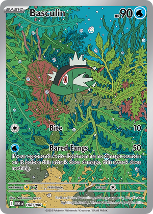 Basculin #108 - White Flare - Holofoil Full Art