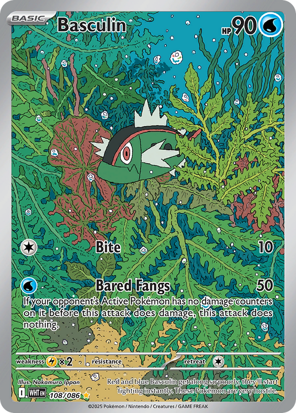 Basculin #108 - White Flare - Holofoil Full Art