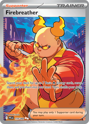 Firebreather #119 - Phantasmal Flames - Holofoil Full Art