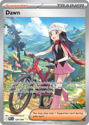 Dawn #129 - Phantasmal Flames - Holofoil Full Art