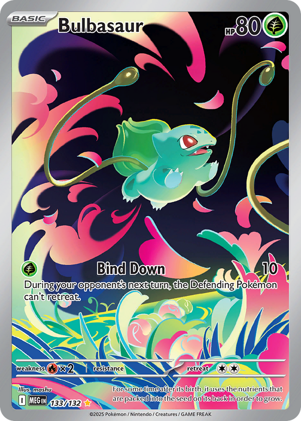 Bulbasaur #133 - Mega Evolution - Holofoil Full Art
