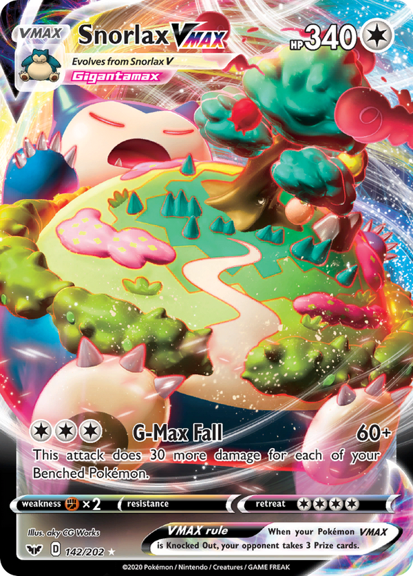 Snorlax VMAX #142 - Sword & Shield