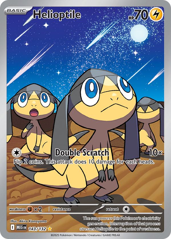 Helioptile #143 - Mega Evolution - Holofoil Full Art