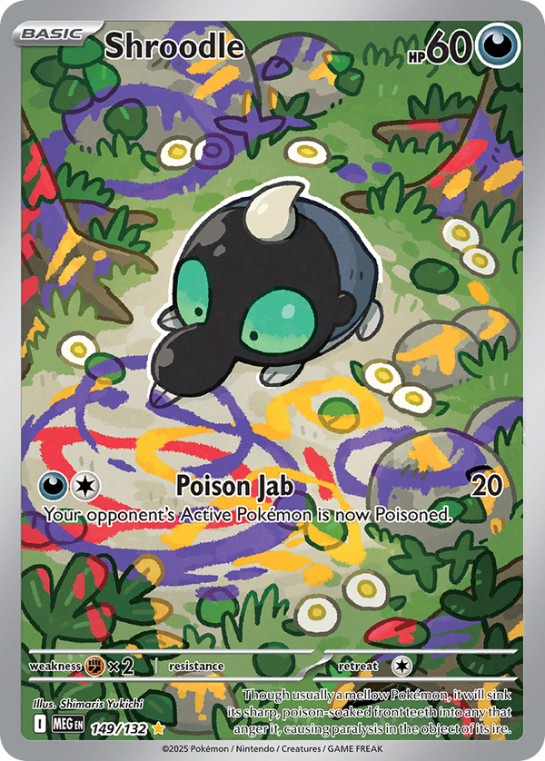 Shroodle #149 - Mega Evolution - Holofoil Full Art