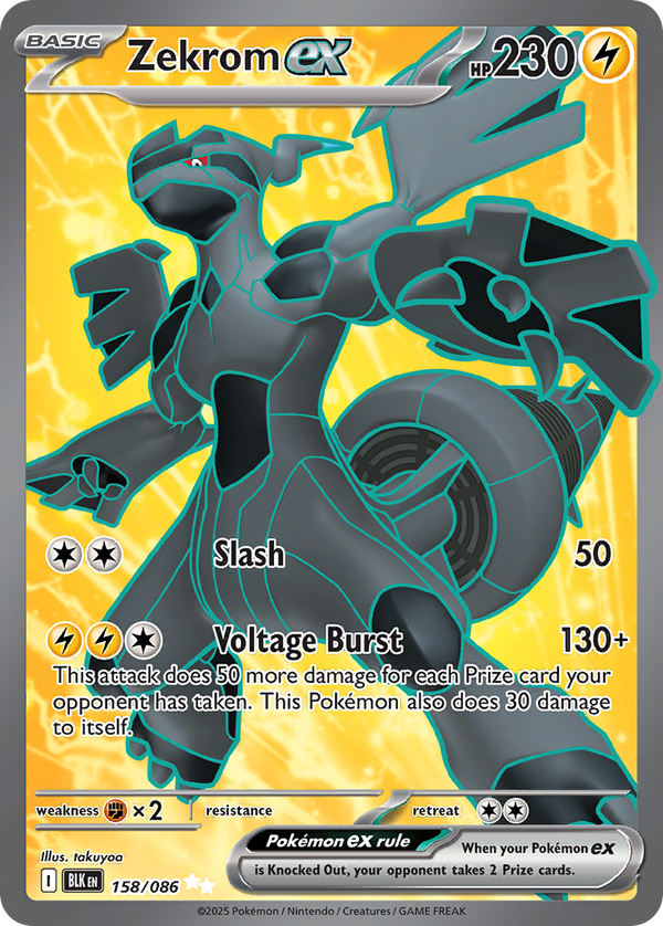 Zekrom ex #158 - Black Bolt