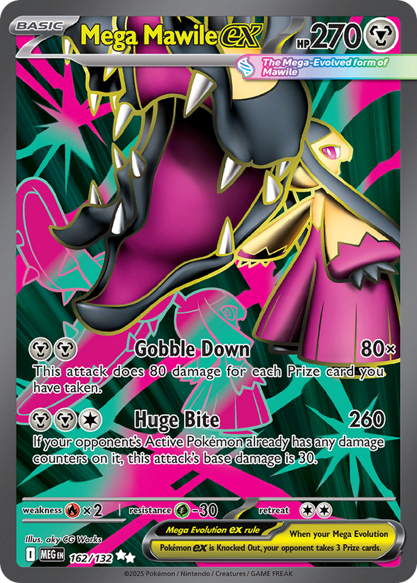 Mega Mawile ex #162 - Mega Evolution - Holofoil Full Art