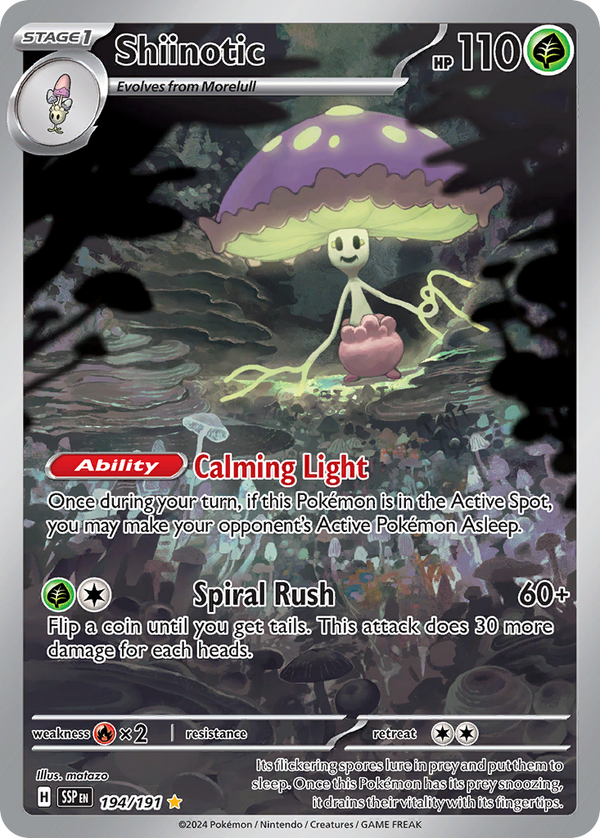 Shiinotic #194 - Surging Sparks - Holofoil Full Art
