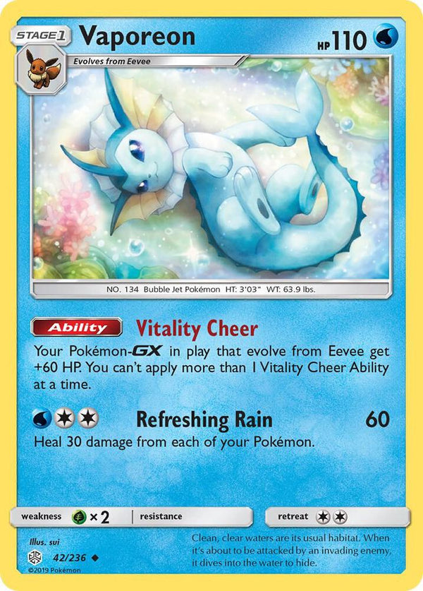 Vaporeon #042 - Cosmic Eclipse