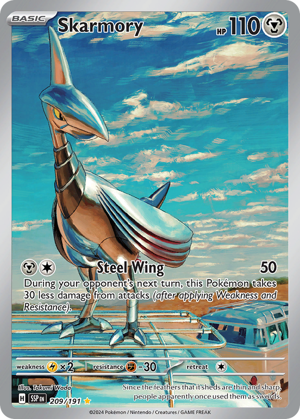 Skarmory #209 - Surging Sparks - Holofoil Full Art