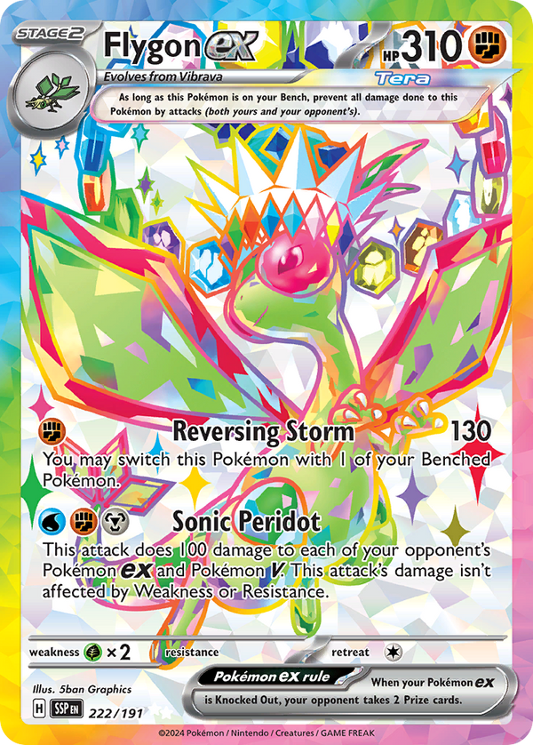 Flygon ex #222 - Surging Sparks