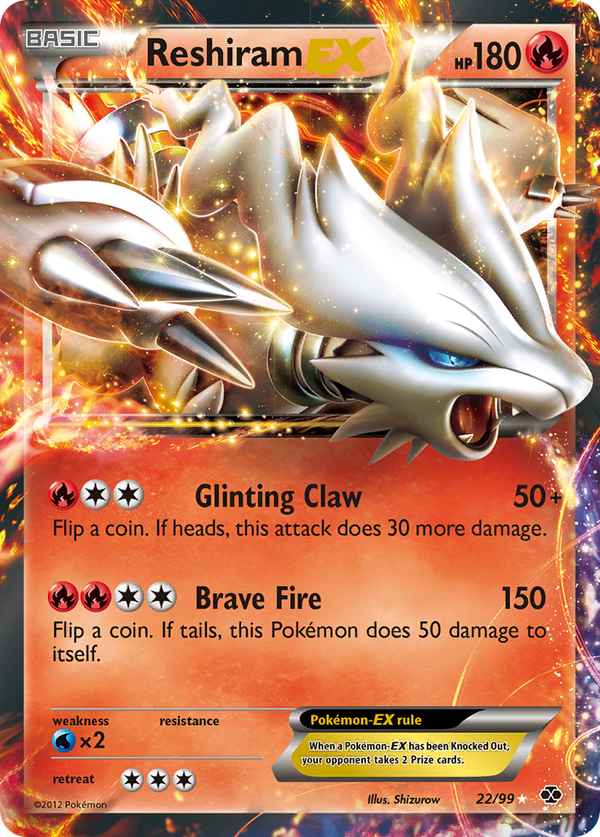 Reshiram (Stellar Crown Stamp) #022 - Miscellaneous Cards & Products - Holofoil