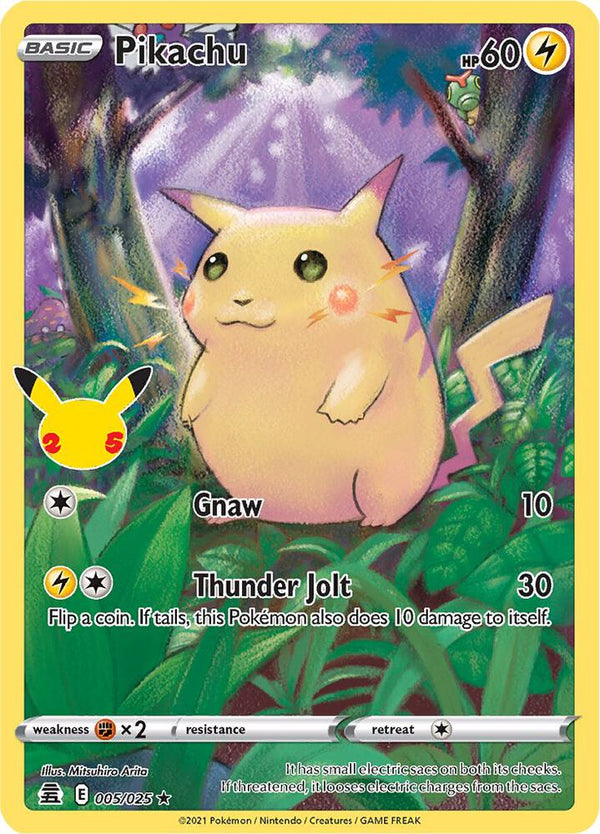 Pikachu #005 - Celebrations