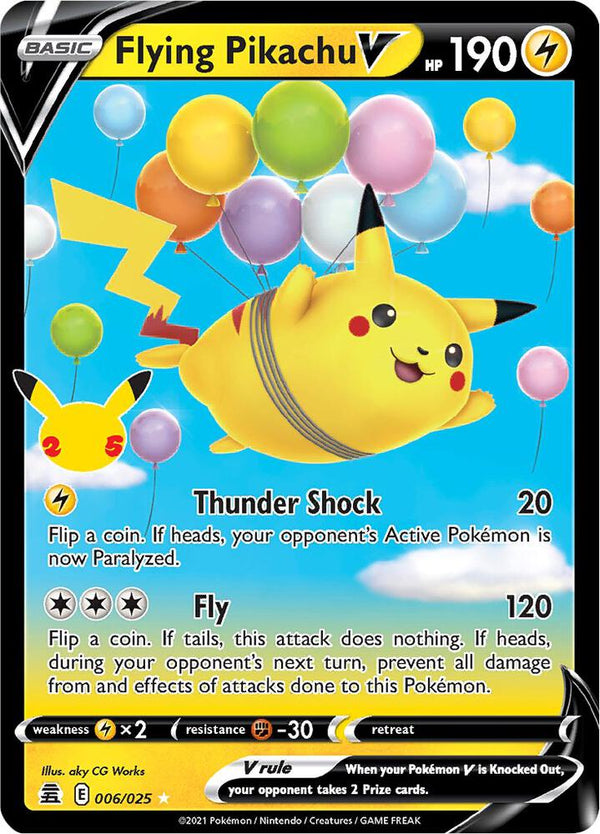 Flying Pikachu V #006 - Celebrations