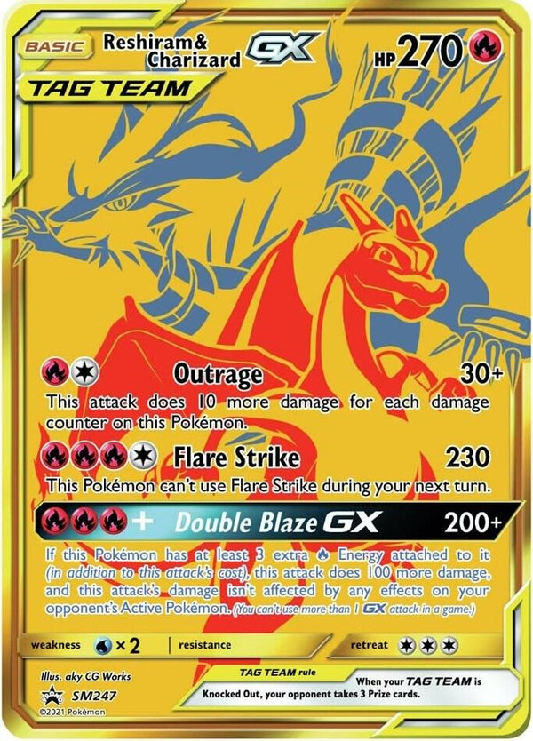 Reshiram & Charizard GX #SM247 - Sun & Moon Promos