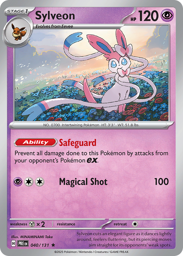 Sylveon #040 - Prismatic Evolutions - Holofoil