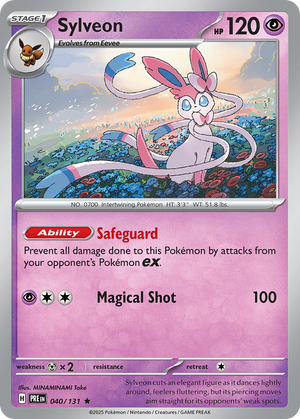 Sylveon #040 - Prismatic Evolutions - Holofoil