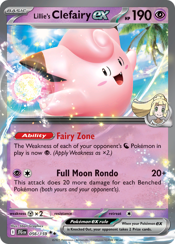 Lillie's Clefairy ex #056 - Journey Together