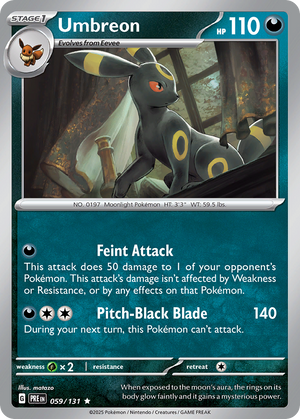 Umbreon #059 - Prismatic Evolutions - Holofoil