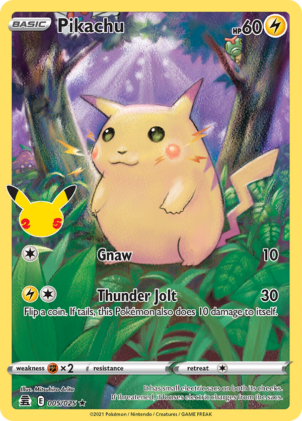 Pikachu #005 - Celebrations - Holofoil