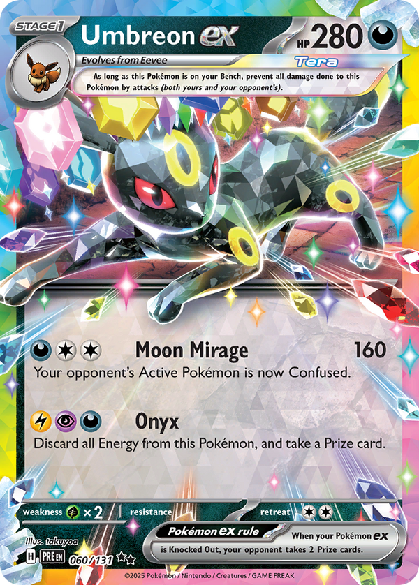 Umbreon ex #060 - Prismatic Evolutions - Holofoil