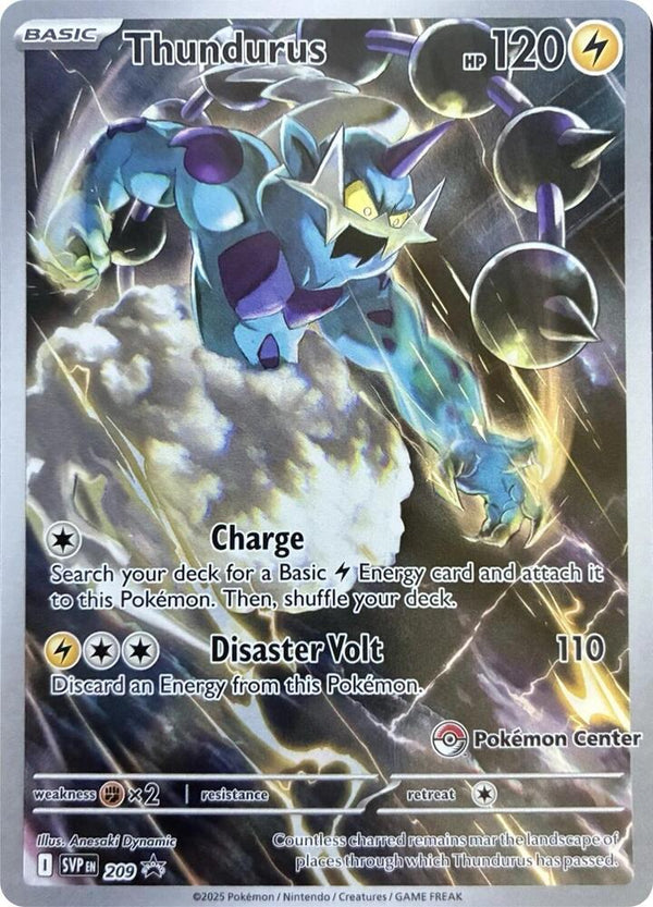 Thundurus (Pokemon Center Exclusive) #209 - Scarlet & Violet Promos