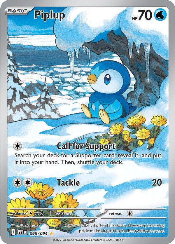 Piplup #098 - Phantasmal Flames
