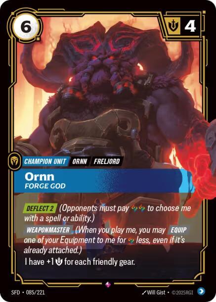 Ornn, Forge God #085 - Spiritforged