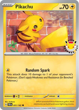 Pikachu (Pokemon Day 2026) #051 - Miscellaneous Cards & Products