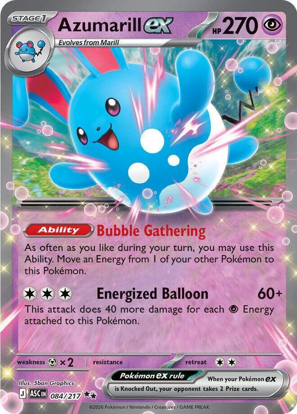 Azumarill ex #084 - Ascended Heroes