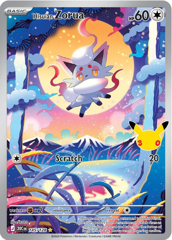 Hisuian Zorua #145 - 30th Celebration