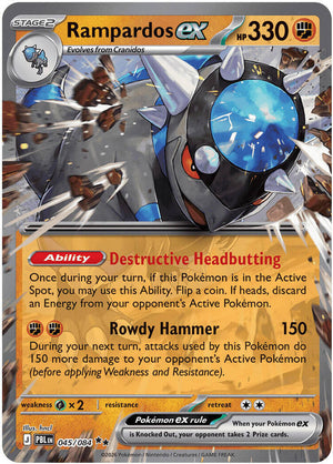 Rampardos ex #045 - Pitch Black