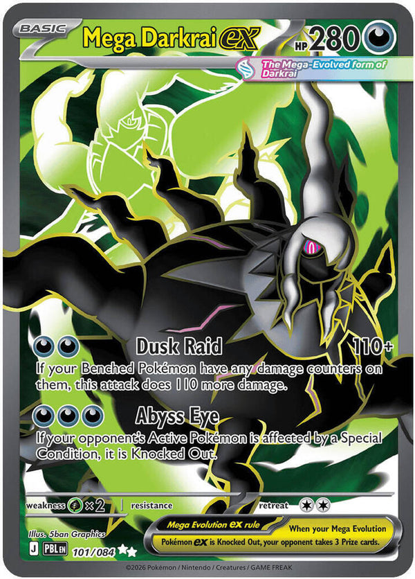 Mega Darkrai ex #101 - Pitch Black