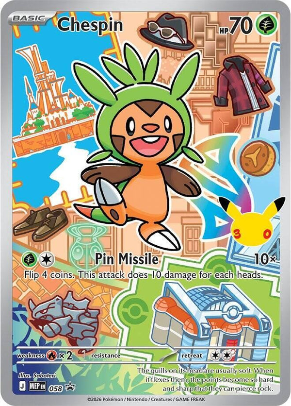 Chespin #058 - First Partner Collection 2026
