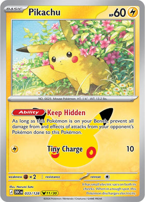 Pikachu #033 - 30th Celebration