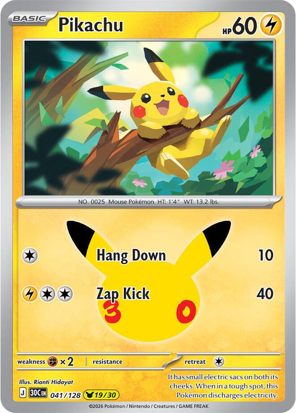Pikachu #041 - 30th Celebration