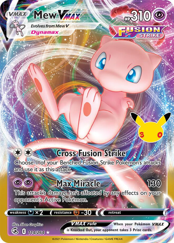 Mew VMAX #114 - 30th Celebration Classic Collection