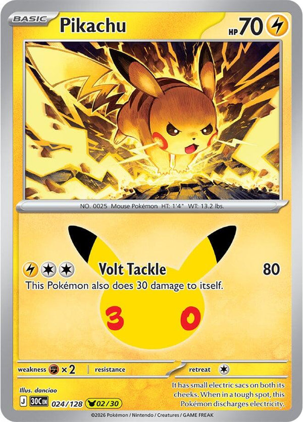 Pikachu #024 - 30th Celebration
