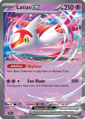 Latias ex #076 - Surging Sparks - Holofoil